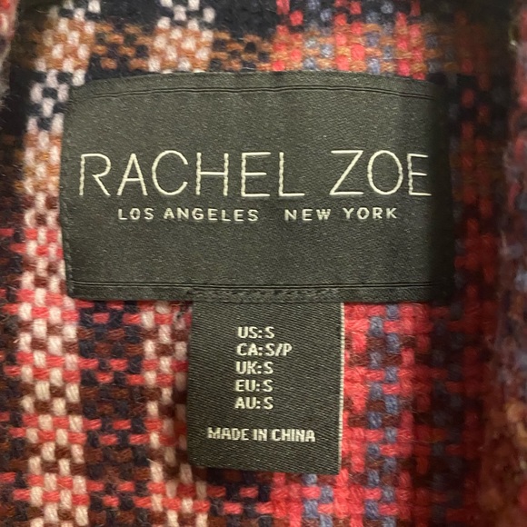 Rachel Zoe plaid coat - Picture 10 of 15